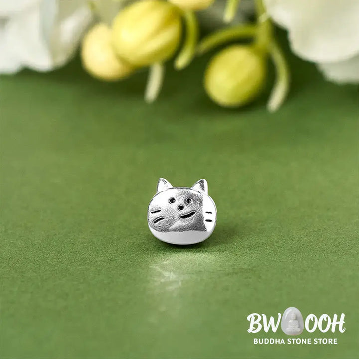 BWOOOH 925 Sterling Silver Mini Cat Blessing Chain Bracelet - Bracelet Necklaces &amp; Pendants