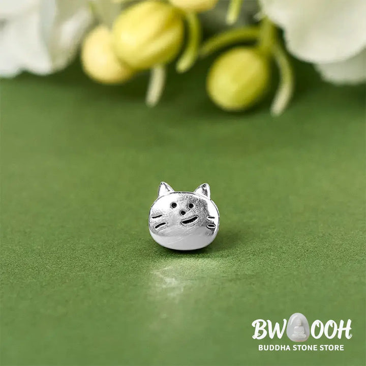 BWOOOH 925 Sterling Silver Mini Cat Blessing Chain Bracelet - Bracelet Necklaces &amp; Pendants