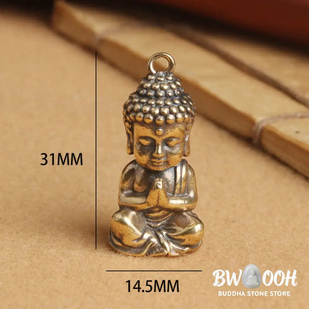 BWOOOH Compassion Copper Keychain pendant decoration - View 7