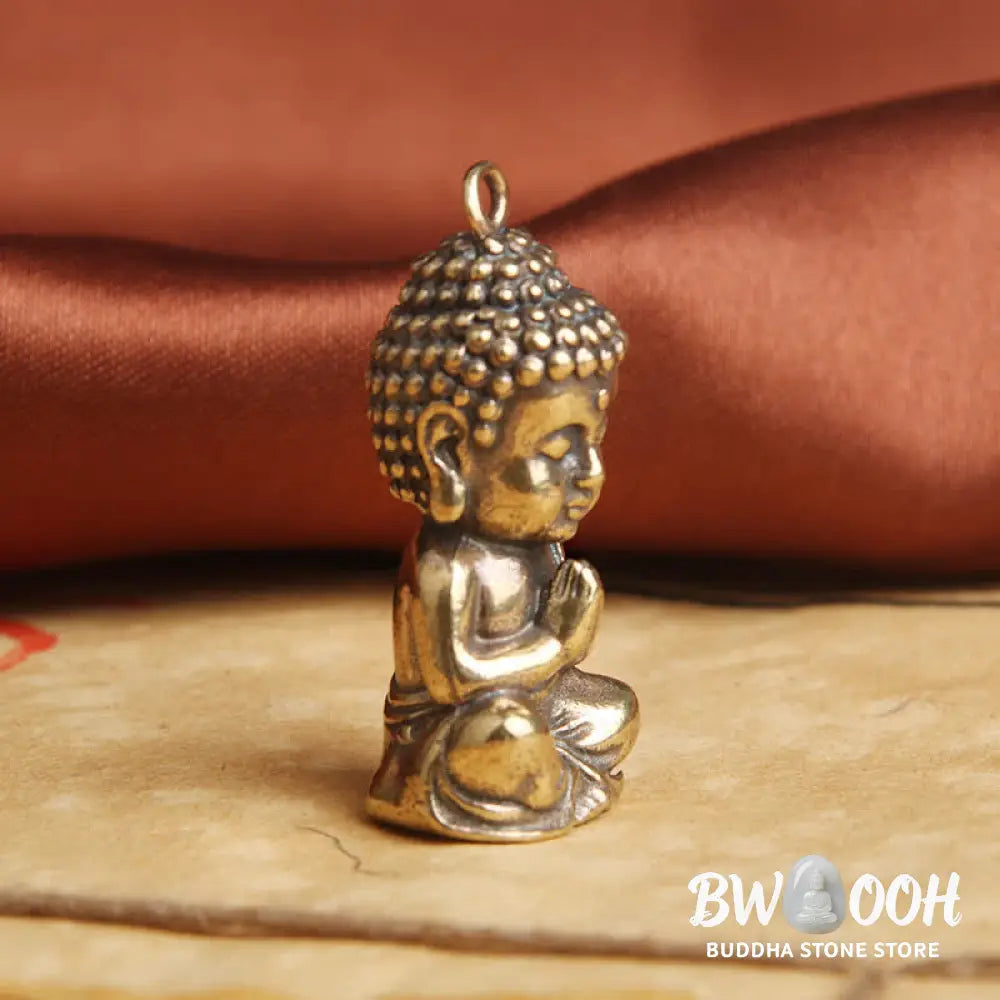 BWOOOH Compassion Copper Keychain pendant decoration - View 3