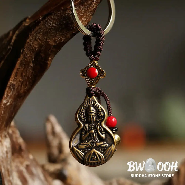 BWOOOH Mahasthamaprapta Bodhisattva Buddha Blessing Keychain - Buddha Symbol (Compassion ♥ Serenity) - Key Chain