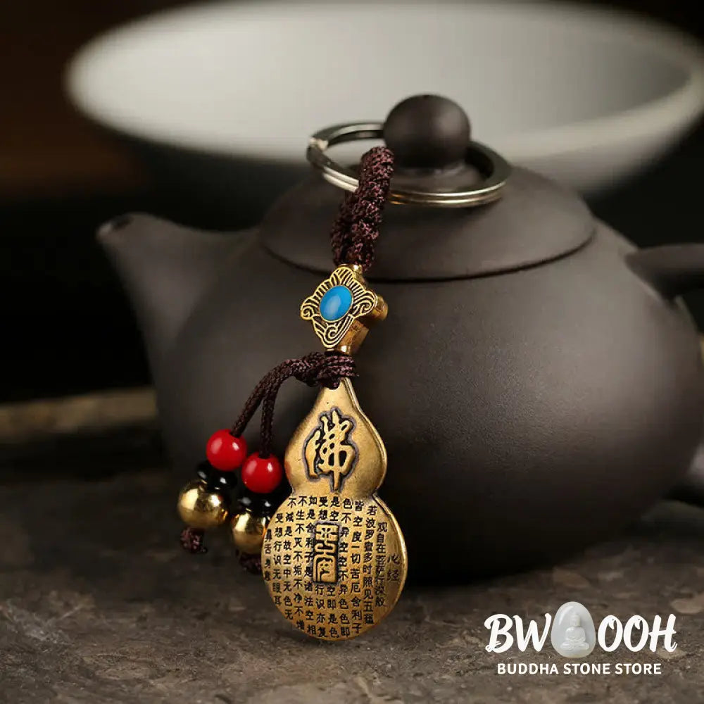 BWOOOH Mahasthamaprapta Bodhisattva Buddha Blessing Keychain - Buddha Symbol (Compassion ♥ Serenity) - Key Chain