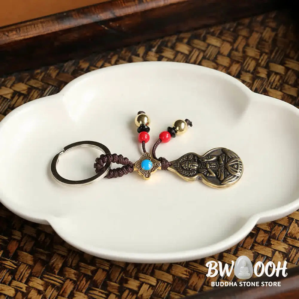 BWOOOH Mahasthamaprapta Bodhisattva Buddha Blessing Keychain - Buddha Symbol (Compassion ♥ Serenity) - Key Chain