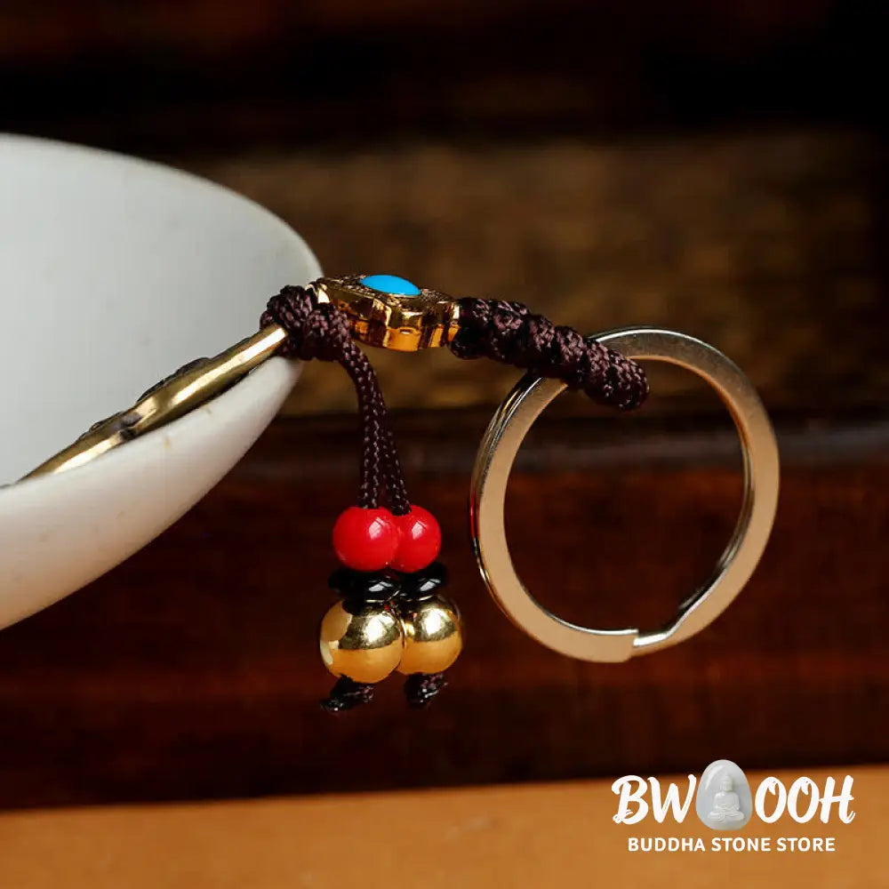 BWOOOH Mahasthamaprapta Bodhisattva Buddha Blessing Keychain - Buddha Symbol (Compassion ♥ Serenity) - Key Chain