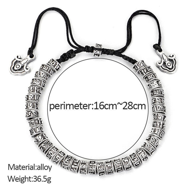 BWOOOH Handmade Tibetan Mantra Purity Bracelet
