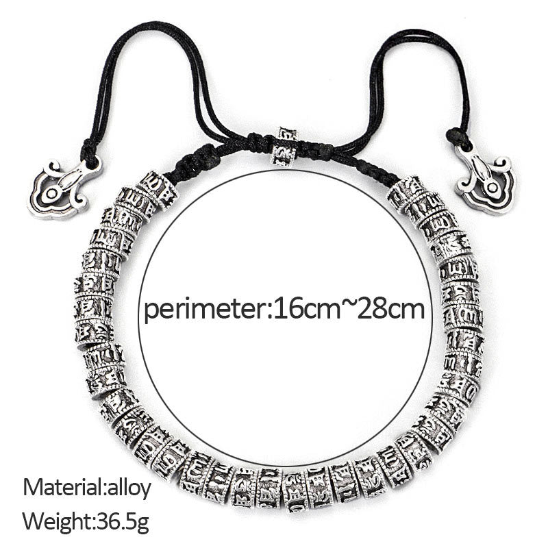 BWOOOH Handmade Tibetan Mantra Purity Bracelet