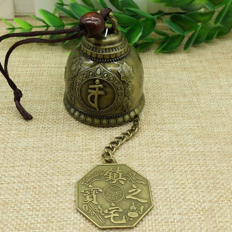 BWOOOH Feng Shui Buddha Koi Fish Dragon Elephant Wind Chime Bell Luck Wall Hanging Deco | spiritual healing bracelet