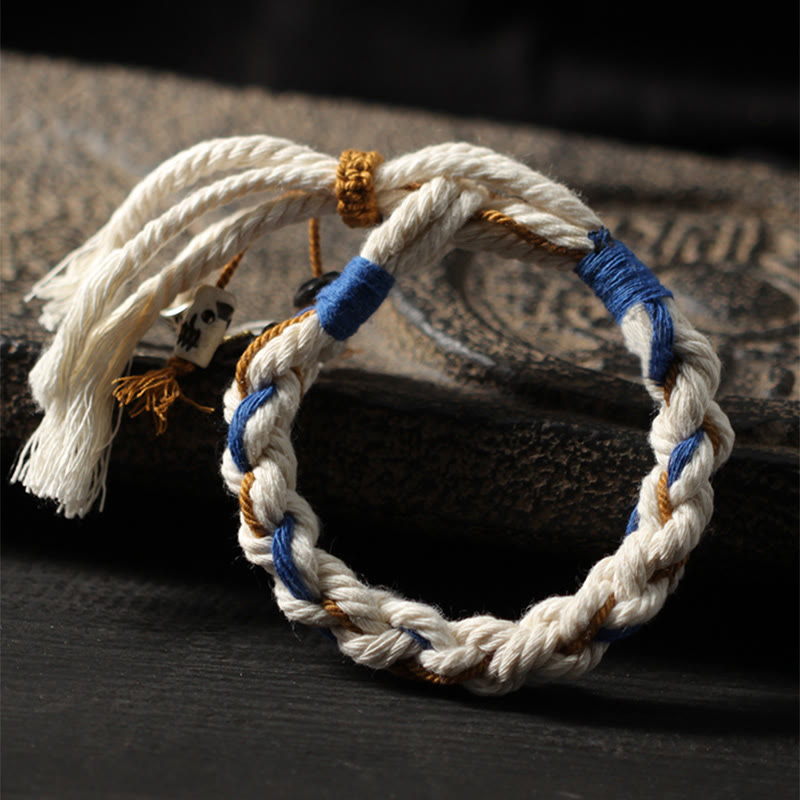 BWOOOH Tibet Zakiram Goddess of Wealth Thangka Handmade Luck Bracelet | spiritual healing bracelet