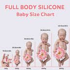 12 & 16 Inches Full Platinum Solid Silicone Newborn Baby Doll Boy and Girl Jacob and Evelyn with Flexible Limbs & Adorable Chubby Face