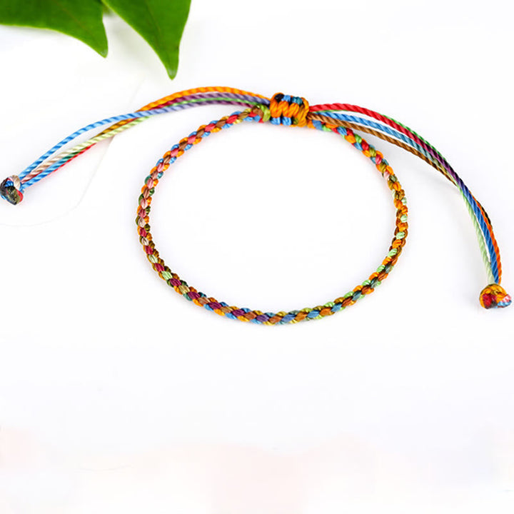 BWOOOH "May all your wishes come true" Lucky Multicolored Bracelet