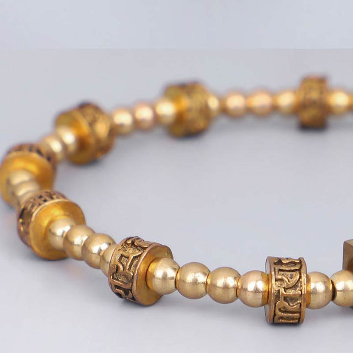 BWOOOH Tibetan Curse Six True Words Wealth Bracelet