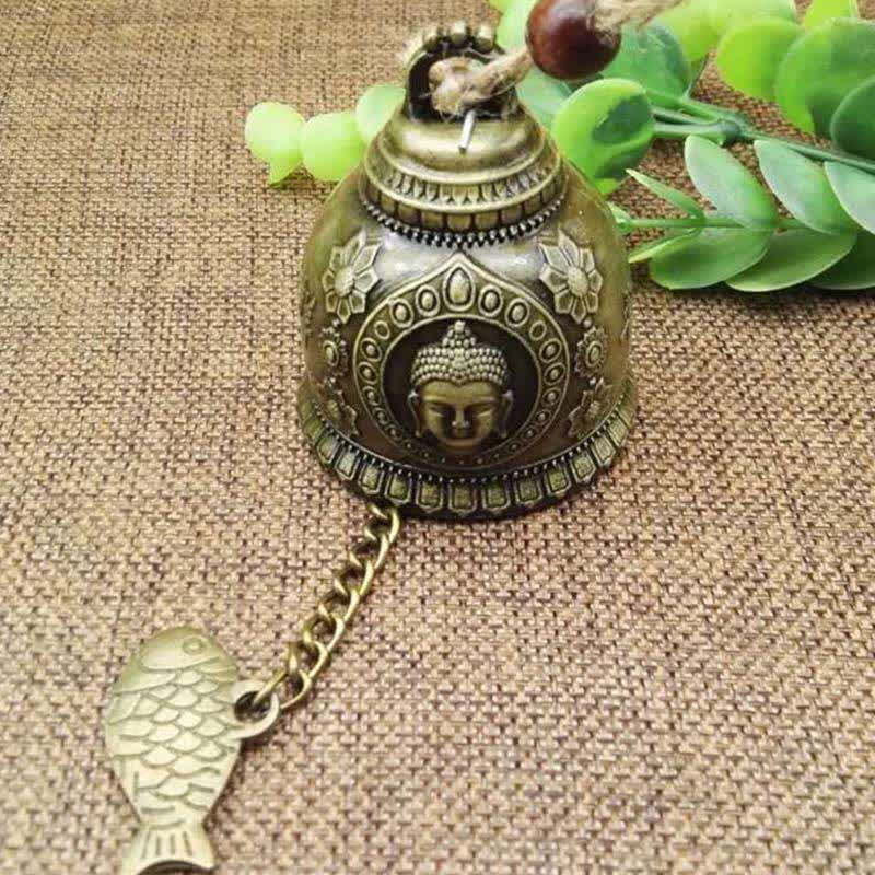 BWOOOH Feng Shui Buddha Koi Fish Dragon Elephant Wind Chime Bell Luck Wall Hanging Deco | spiritual healing bracelet