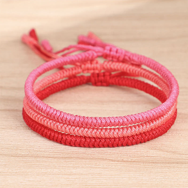BWOOOH Tibetan 3Pcs King Kong Knot Protection Braided Bracelet | spiritual healing bracelet