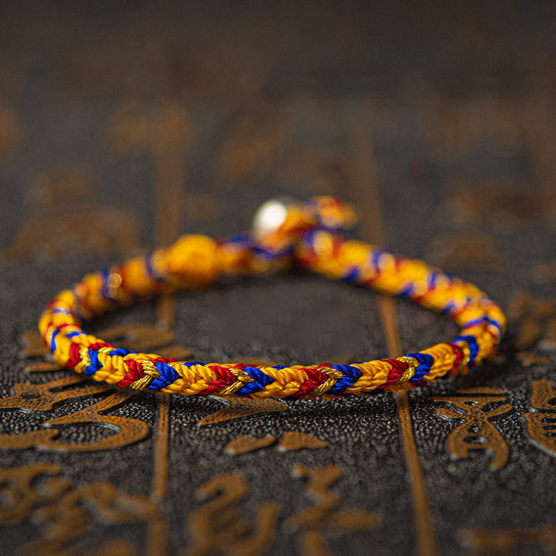 BWOOOH "May you be good fortune and success" Lucky Multicolored Bracelet
