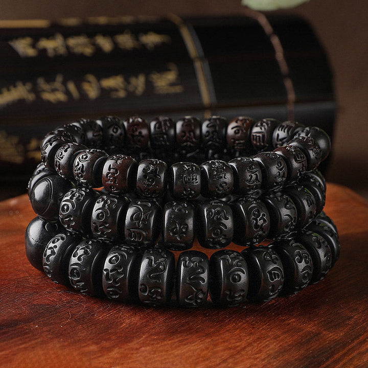 BWOOOH Tibetan Lightning Strike Wood Protection Bracelet