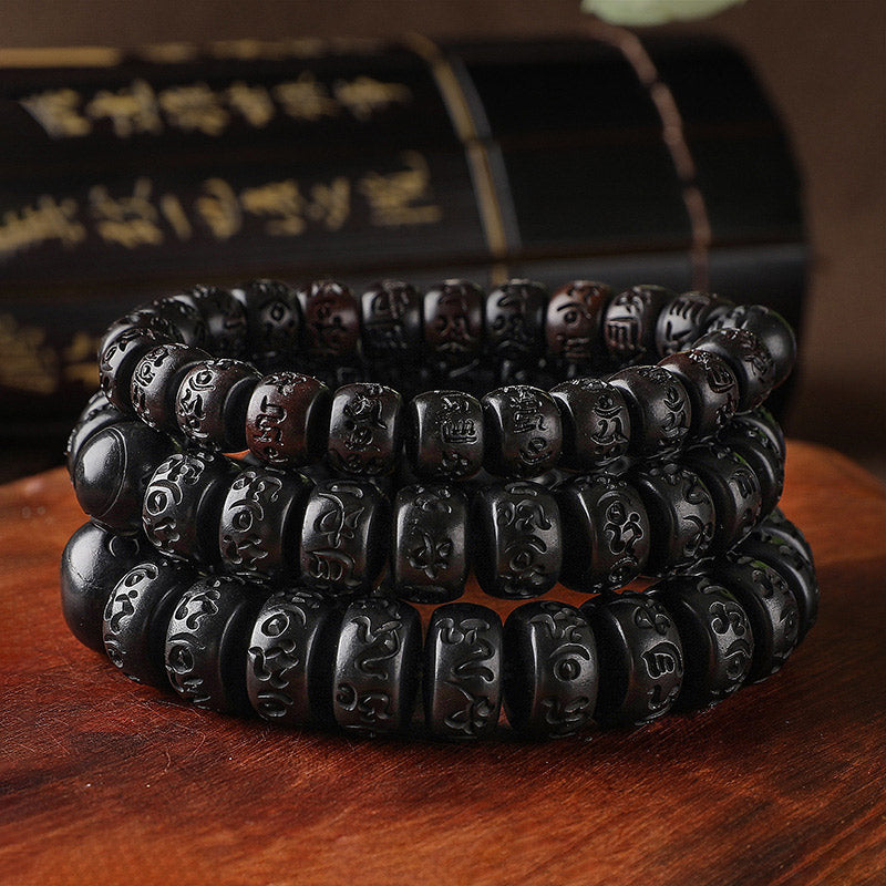 BWOOOH Tibetan Lightning Strike Wood Protection Bracelet