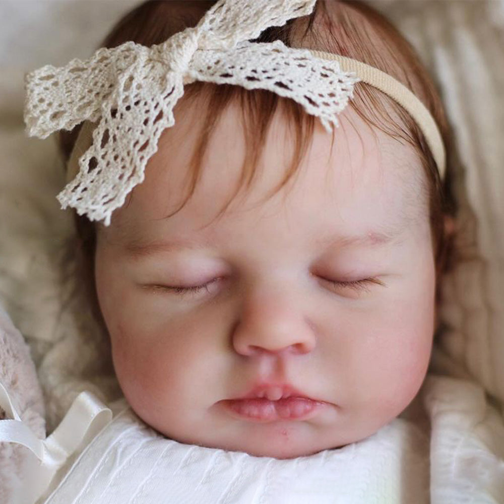 [Heartbeat💖 & Sound🔊][Kids Special Offer] 20" Real Lifelike Dide, Realistic Soft Silicone Vinyl Newborn Baby Girl Doll