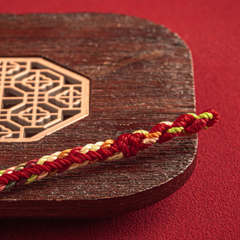 BWOOOH "May You Be Safe And Lucky In The Year Ahead" Multicolored Bracelet