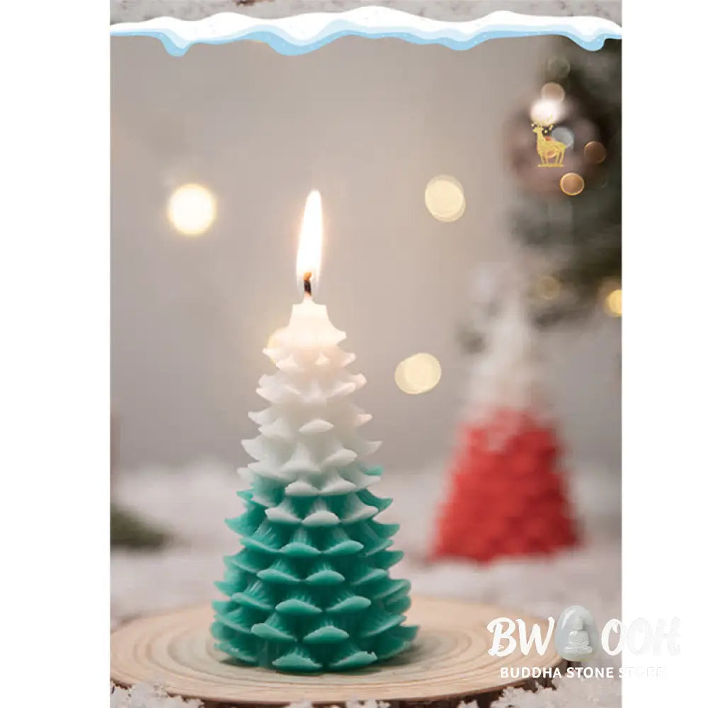 Christmas Tree Scented Soy Wax Candle Gift For Family Friends - Candles
