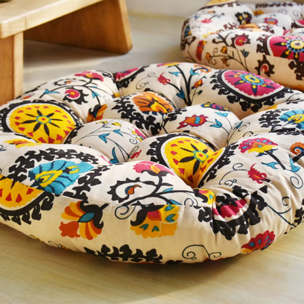 Cotton Linen Meditation Seat Cushion Home Decoration - 56*9cm / LightSteelBlue - Decorations