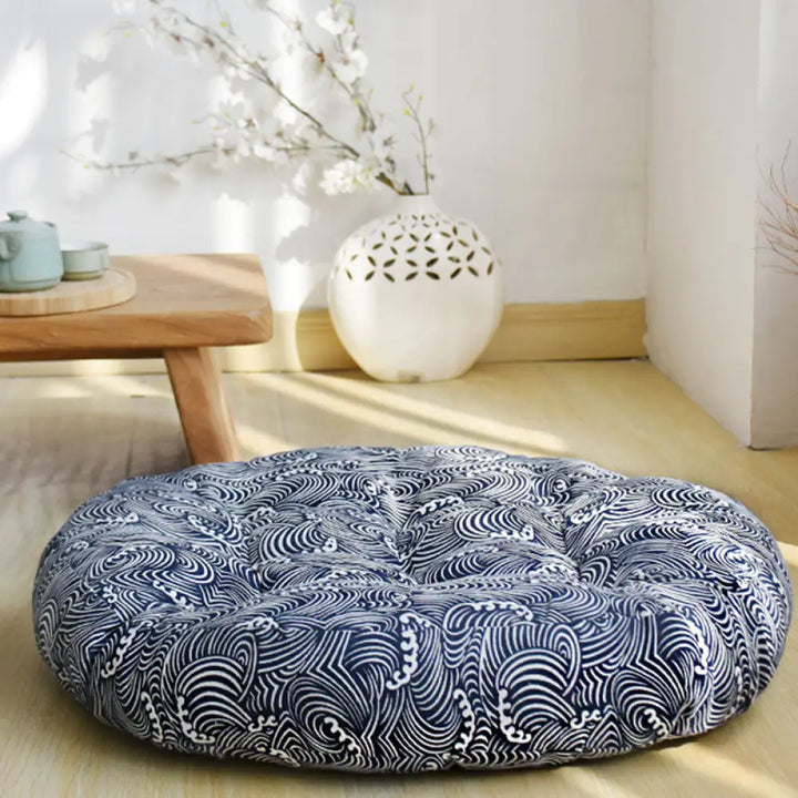 Cotton Linen Meditation Seat Cushion Home Decoration - 56*9cm / LightSteelBlue - Decorations