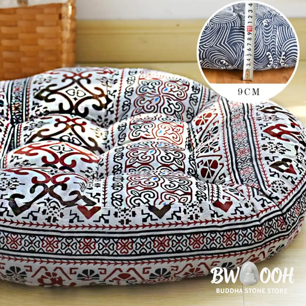 Cotton Linen Meditation Seat Cushion Home Decoration - 56*9cm / LightSteelBlue - Decorations