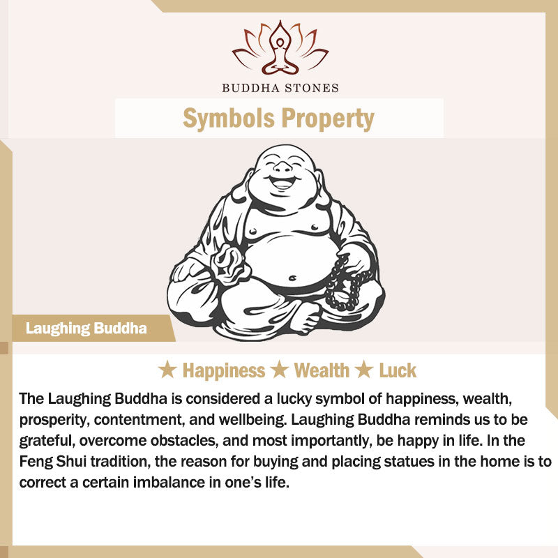 BWOOOH Laughing Buddha Cinnabar Blessing Necklace Pendant Phone Hanging Decoration Key Chain