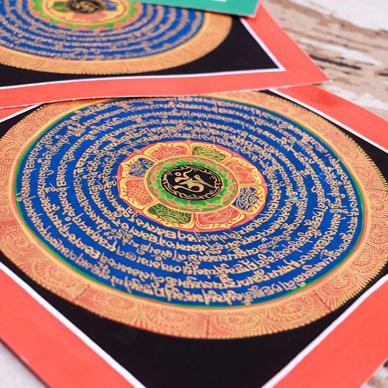 BWOOOH Tibetan thangka Buddhist painting - Tibetan Handmade Thangka Painting B