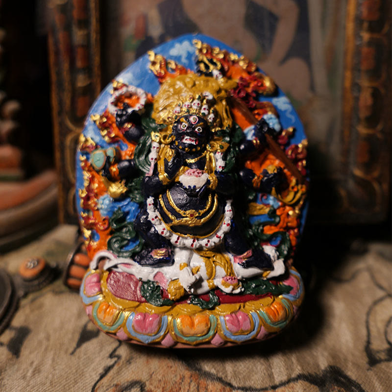BWOOOH handcrafted Buddha statue - Mini Daikokuten God of Wealth Buddh