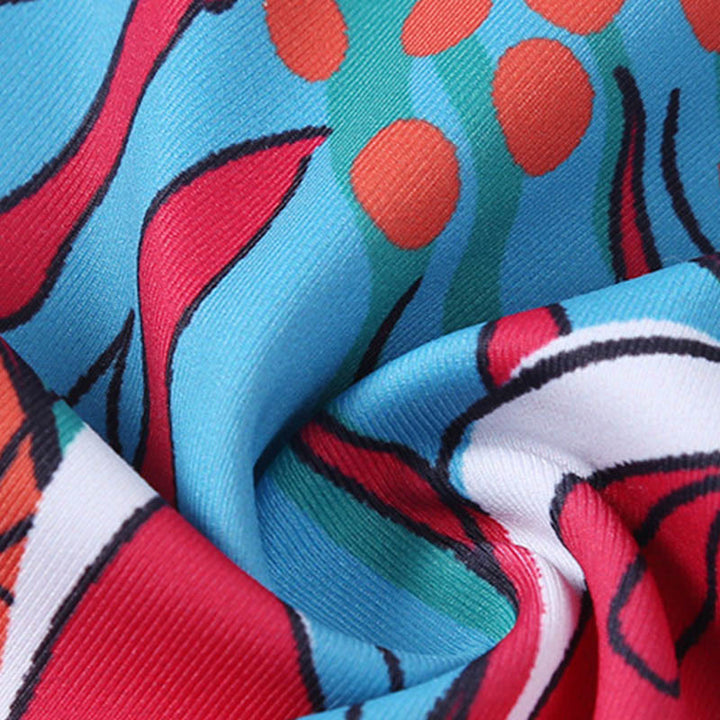 BWOOOH printed yoga leggings - Colorful Flower Petal Leaves Print Sport