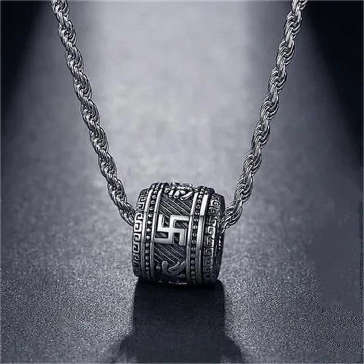 BWOOOH Tibet Om Mani Padme Hum Protection Necklace Pendant