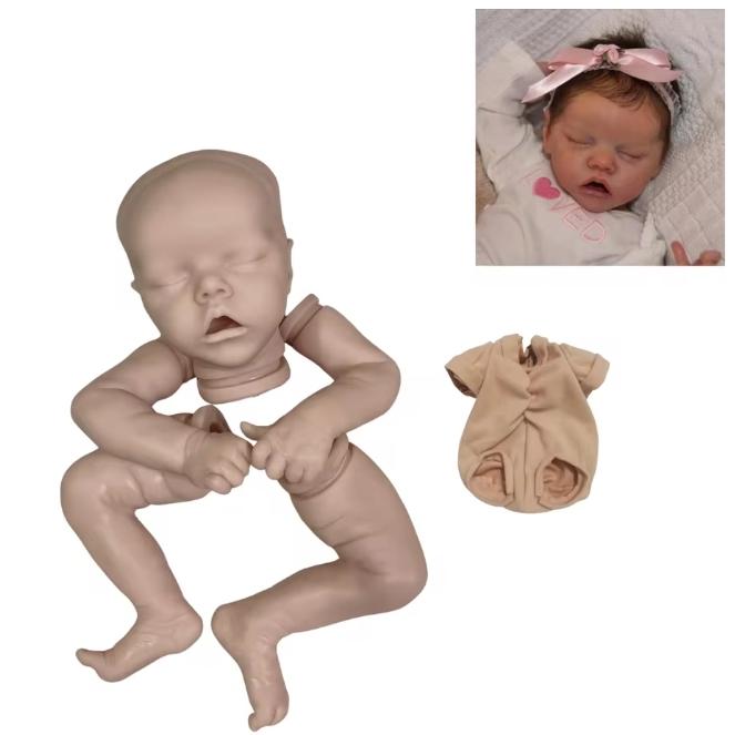 17 Inch Reborn Baby Doll Kit Twin A Vinyl Baby Molds Blank Unpainted Unassembled Kit Handmade DIY