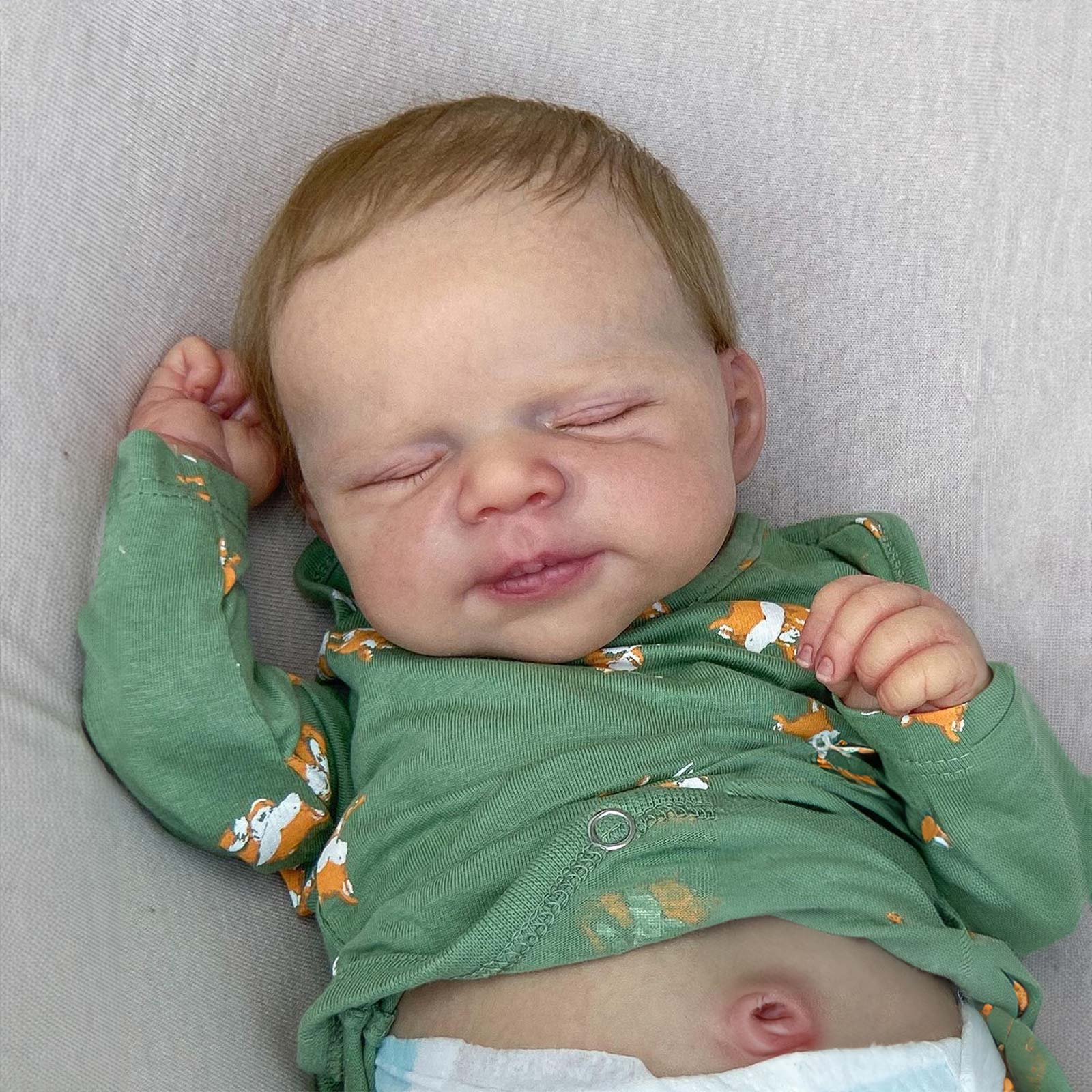 12"&16" Full Body Silicone Baby Newborn Doll Girl or Boy Tervata and Luncar with Flexible & Chubby Limbs and Delicate Gift Ready