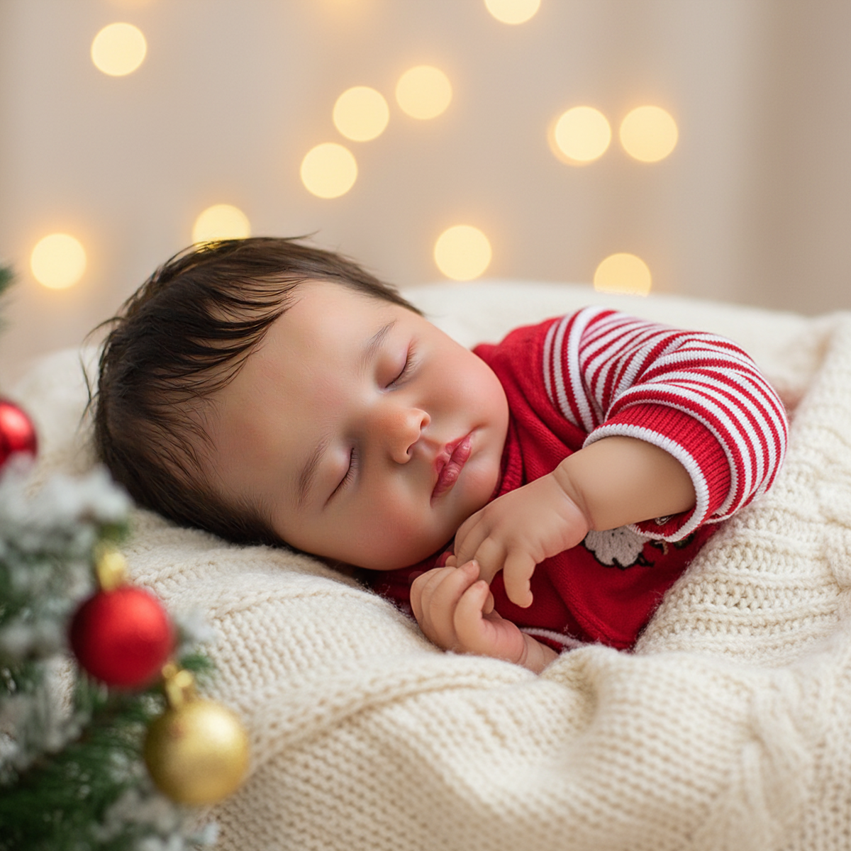 12 Inches & 16 Inches Reborn Baby Doll with Fully Washable Body and Soft Bendable Limbs, Newborn Girl or Boy with Rosy Face