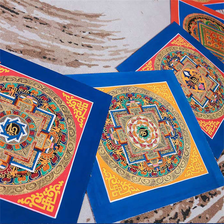 BWOOOH Tibetan thangka Buddhist painting - Tibetan Handmade Thangka Painting B