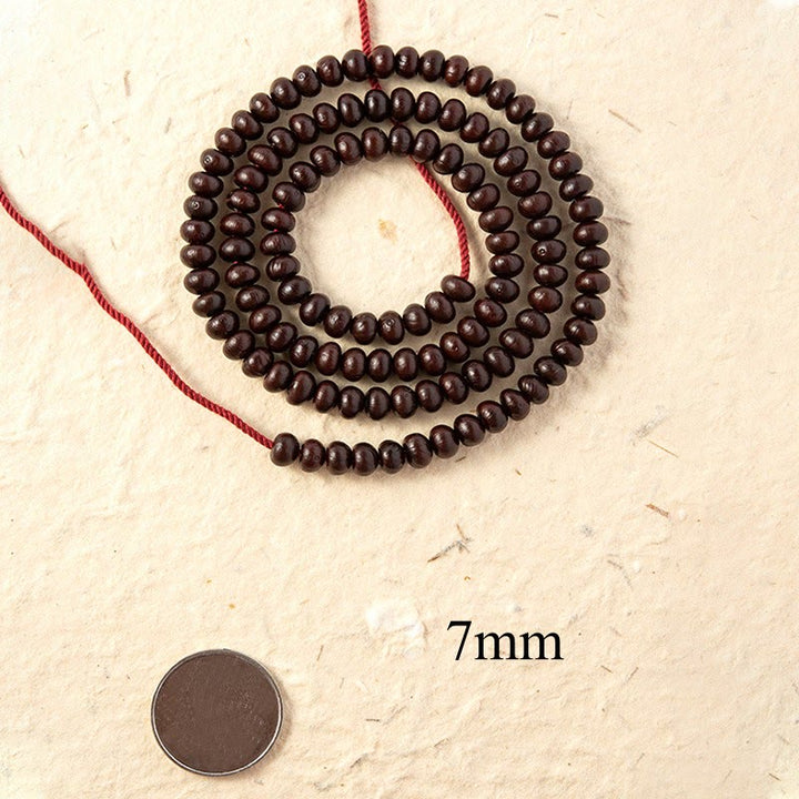 BWOOOH Natural Tibet 108 Mala Beads Purple Bodhi Seed Wealth Bracelet
