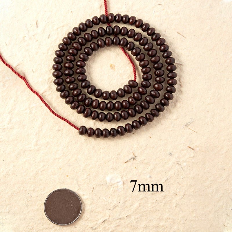 BWOOOH Natural Tibet 108 Mala Beads Purple Bodhi Seed Wealth Bracelet