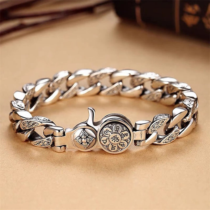 BWOOOH Tibet Om Mani Padme Hum Double Dorje Vajra Creativity Bracelet