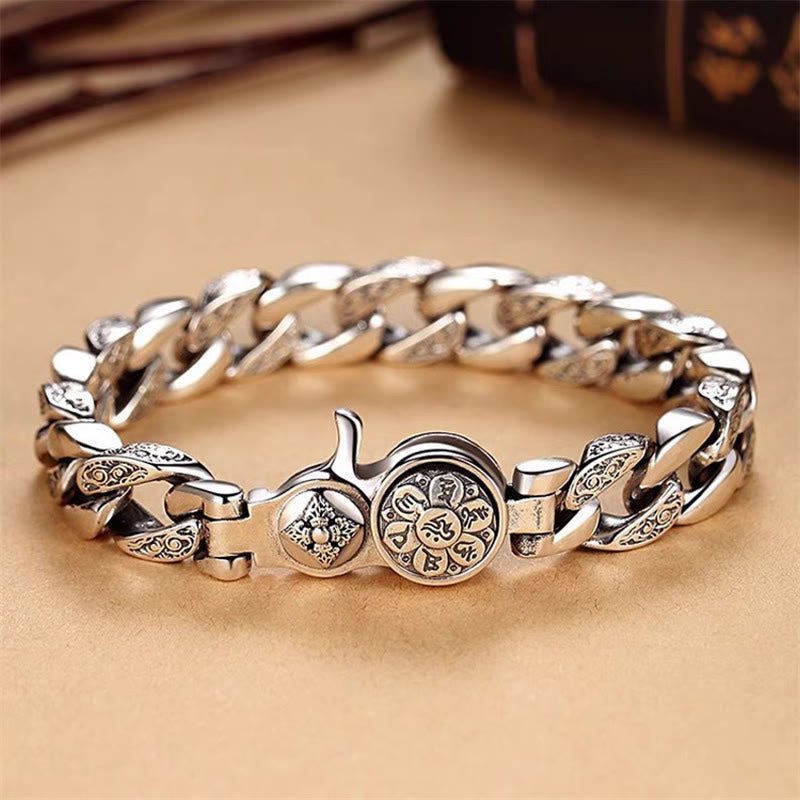 BWOOOH Tibet Om Mani Padme Hum Double Dorje Vajra Creativity Bracelet