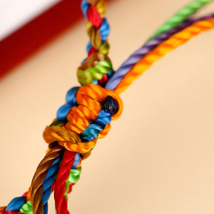 BWOOOH "May all your wishes come true" Lucky Multicolored Bracelet