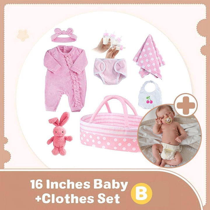 12 & 16" More Flexible Realistic Baby, Reborn Full Liquid Silicone Baby Doll Boy or Girl Lond and Wnya With Realistic Belly Button and Birth Mark