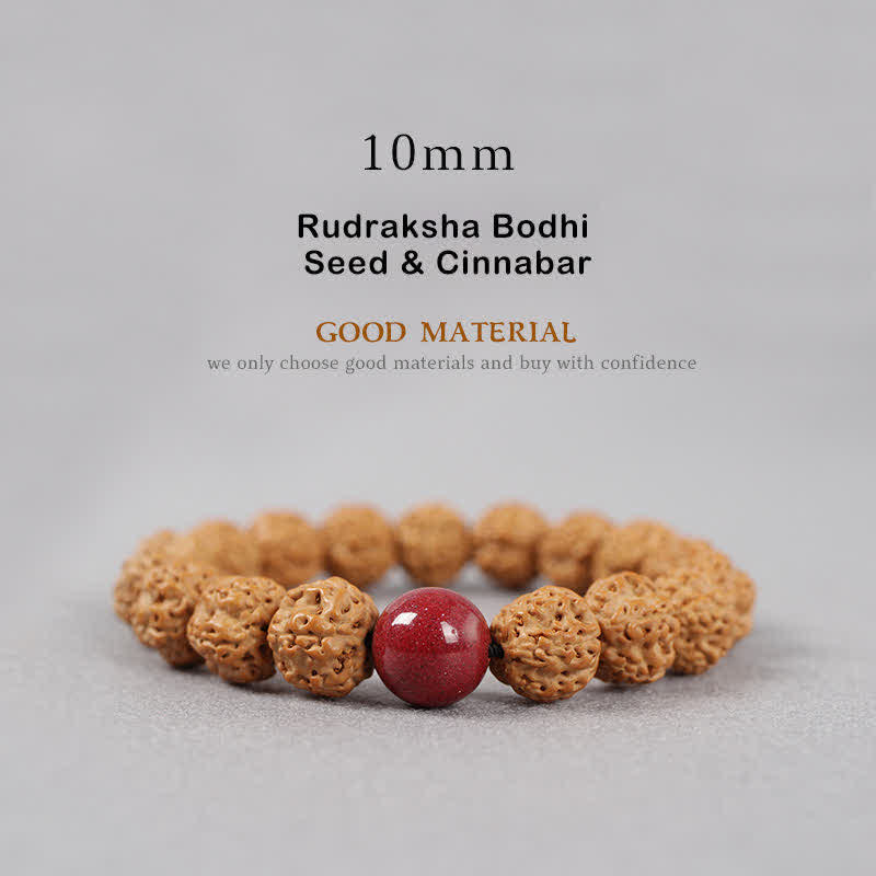 BWOOOH Tibet Rudraksha Bodhi Seed Dzi Bead Amber Turquoise Wealth Bracelet