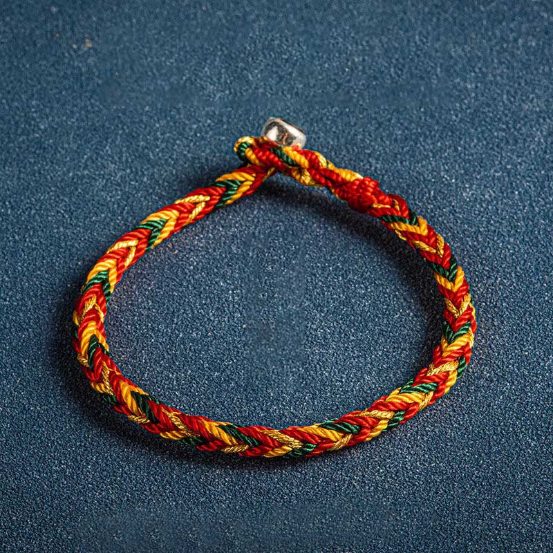 BWOOOH "May you be safe and sound all year round" Lucky Multicolored Bracelet