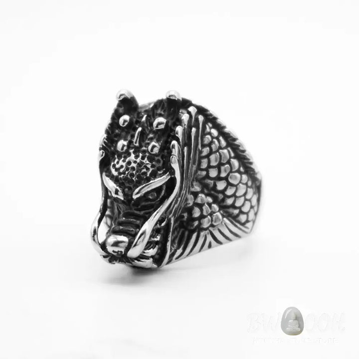 Dragon Balance Titanium Steel Ring - BWOOOH - Rings