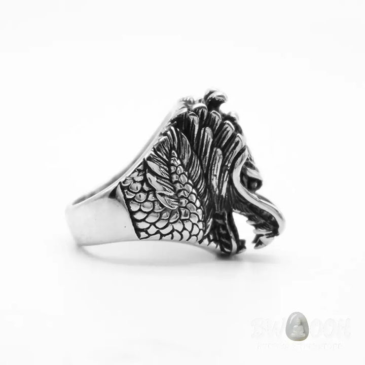 Dragon Balance Titanium Steel Ring - BWOOOH - Rings