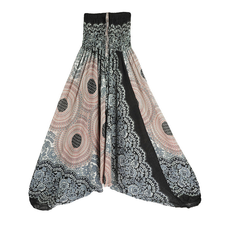 BWOOOH printed harem pants - Two Style Wear Round Geometric Pattern L