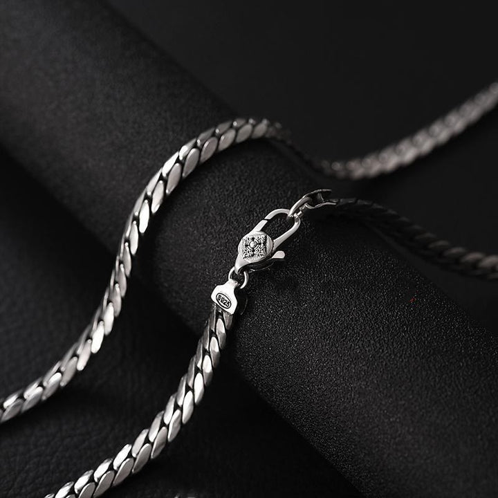 BWOOOH Double Dorje Vajra Strength Punk Copper Chain Bracelet Necklace
