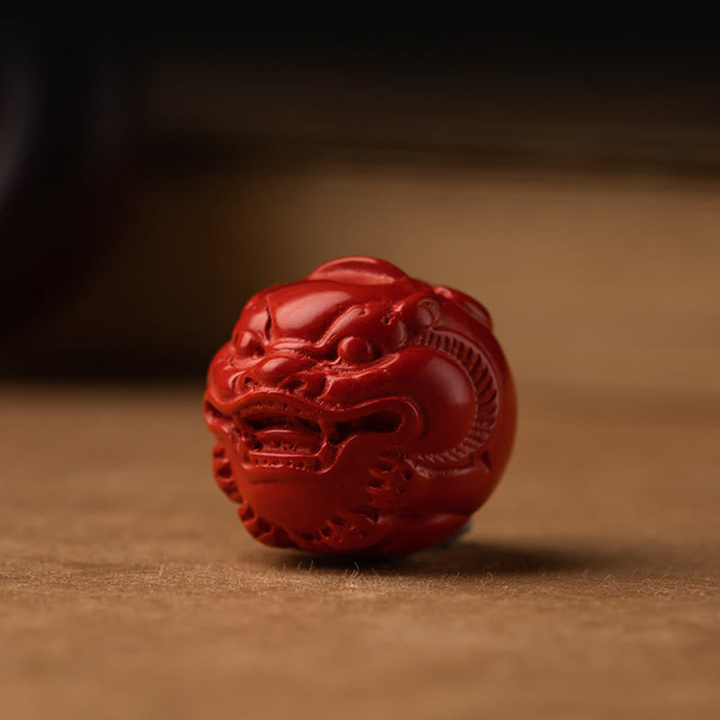 BWOOOH Tibet Om Mani Padme Hum PiXiu Copper Coin Small Leaf Red Sandalwood Cinnabar Pro | PiXiu