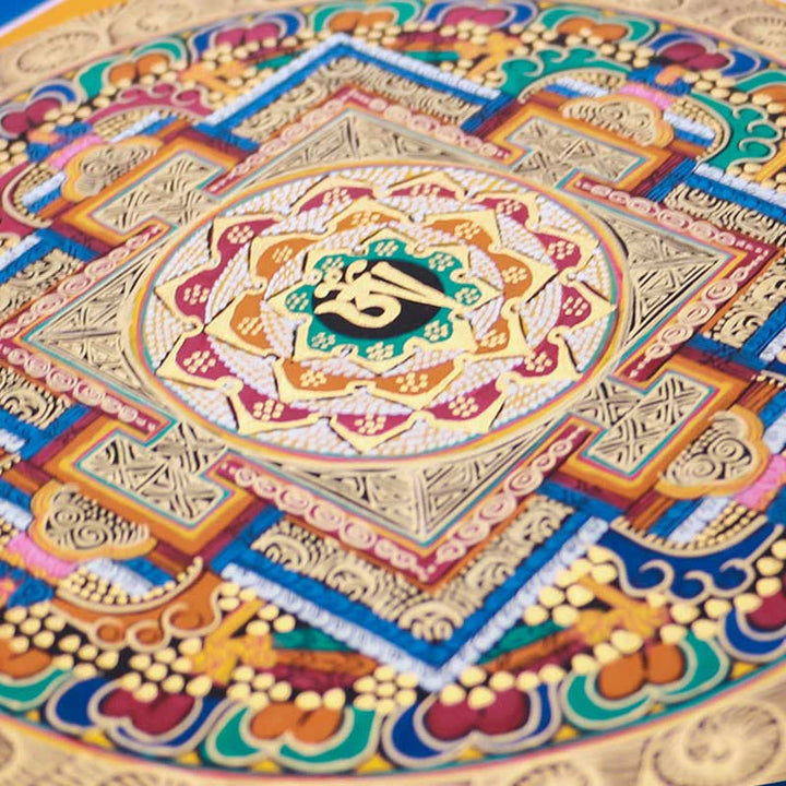 BWOOOH Tibetan thangka Buddhist painting - Tibetan Handmade Thangka Painting B
