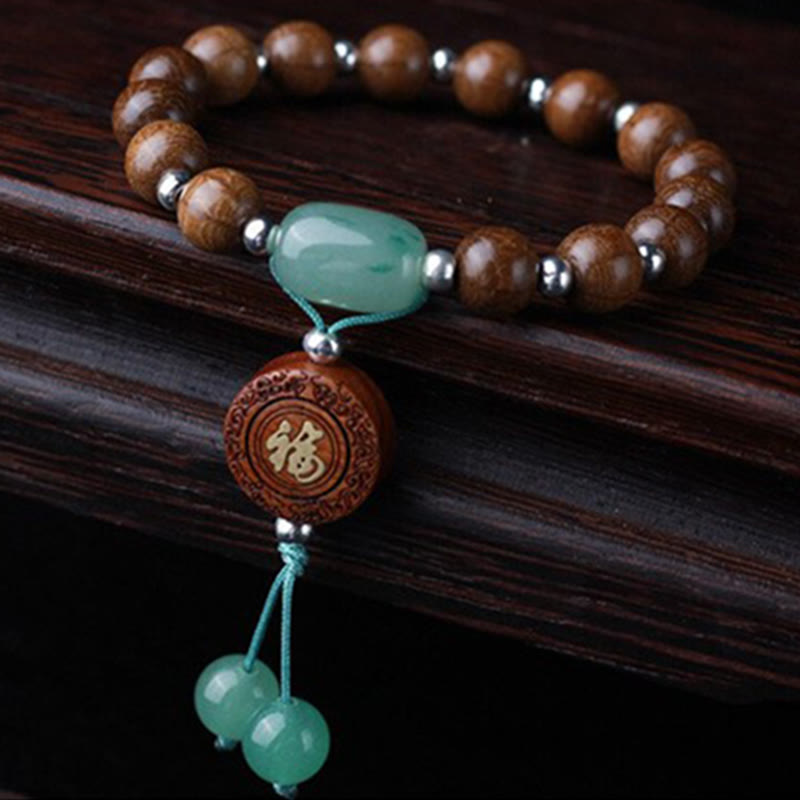 BWOOOH Abelia Biflora Wood Happiness Protection Bracelet